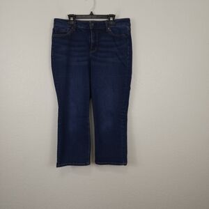 Nine West Chrystie Capri Jeans Size 8